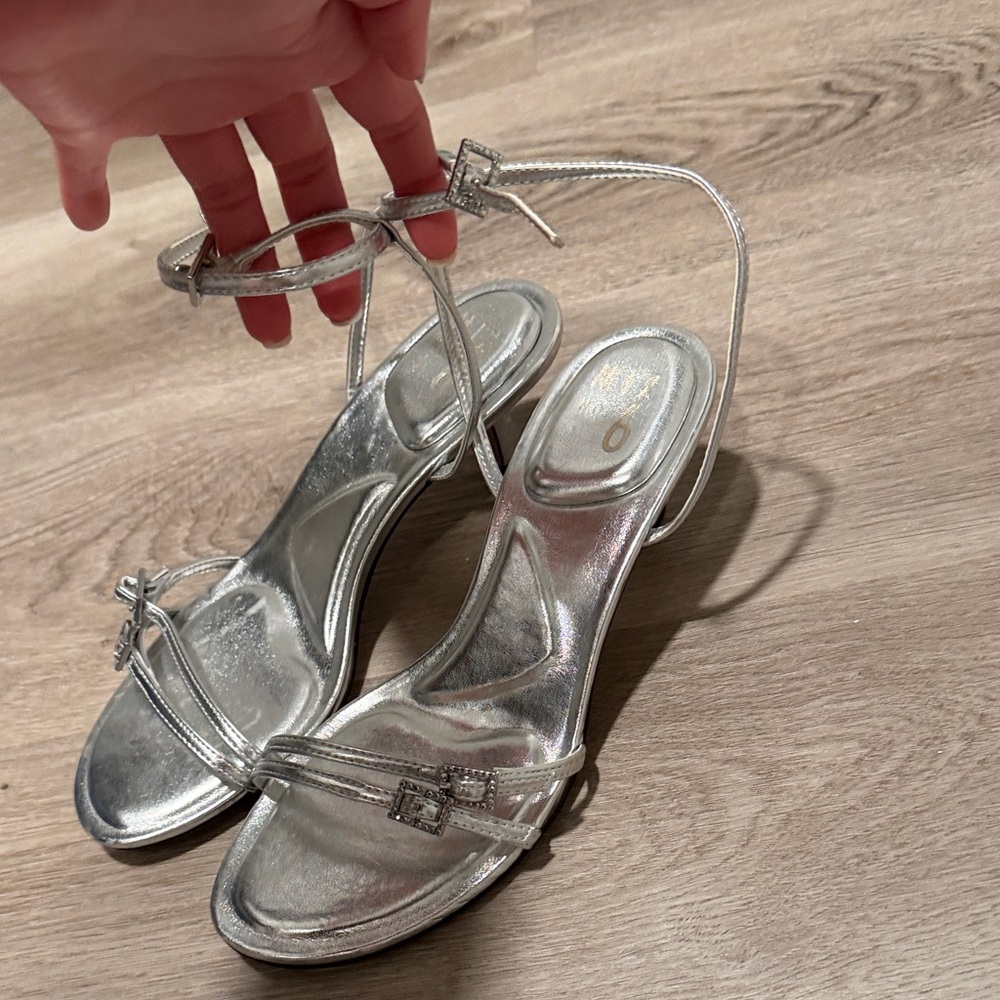 Mix No. 6 Shiny Silver Women's Sandals
